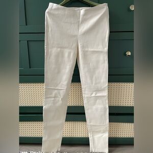 La Perla Cream Leather Pants.